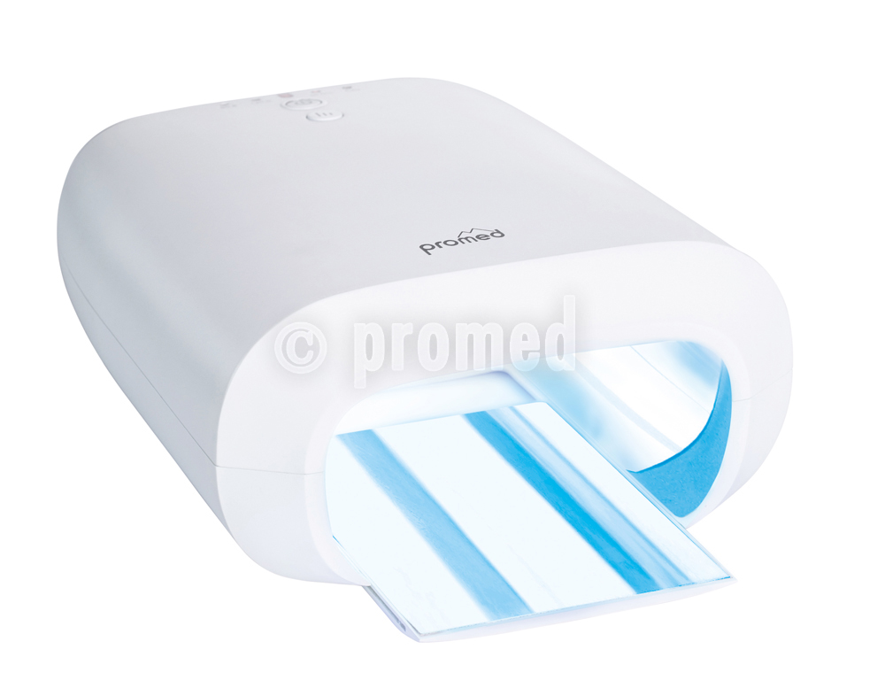 Promed UV-Lampe UVL-36 S - weiß / pink | UV-Lichthärtungsgerät | Maniküre  und Pediküre | promed